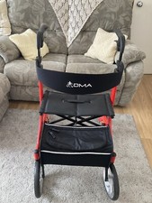 folding zimmer frame with wheels