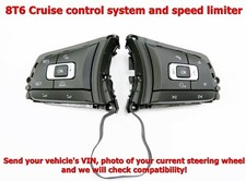 NEW OEM VW GOLF PASSAT TIGUAN TOURAN CNL 8T6 GTI GTD R STEERING WHEEL BUTTONS