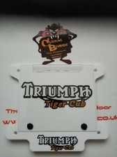 Trials front number board - trials,