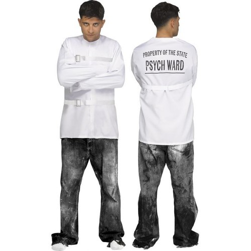 Straight jacket costume - jacket, adult