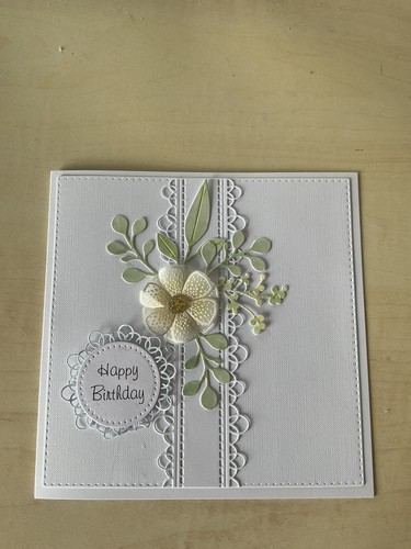 Handmade luxury birthday card - ,