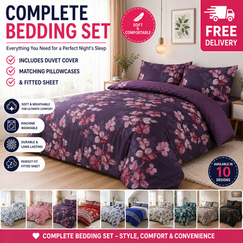 Pcs complete bedding set - complete,
