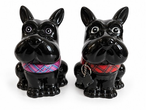 Pair black ceramic - pair,