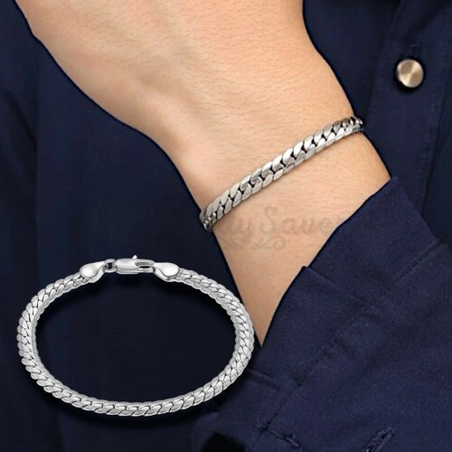 Mens cuban chain bracelet - chain, 20cm