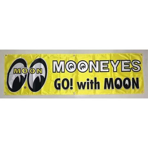 Mooneyes 5x5ft sign banner - sign,