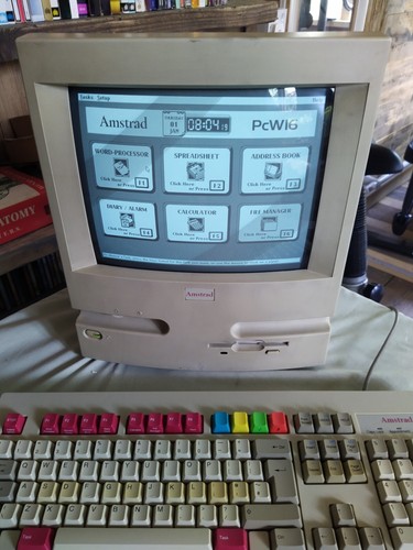 Amstrad pcw16 with keyboard - amstrad,