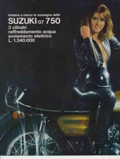 advertising Advertising-MOTORCYCLE SUZUKI GT 750 1972- MAXIMOTO MOTOJAPANESE EPOCH