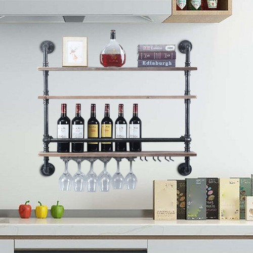 Wine rack retro industrial - wine,