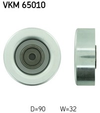 VKM 65010 SKF Deflection/Guide Pulley, V-ribbed belt for MITSUBISHI