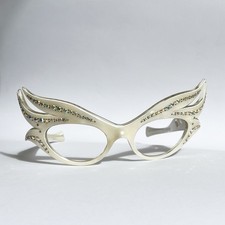 1950s Cateye Horn Rimmed Vintage Glasses Sunglasses Paulette Guinet Frame France