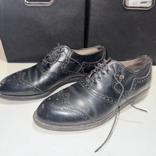 Vintage Footjoy Classics Mens Golf Shoes 51417 BLK Wingtips 10.5D