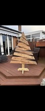 Handmade Wooden Christmas Tree Decoration Free Standing
