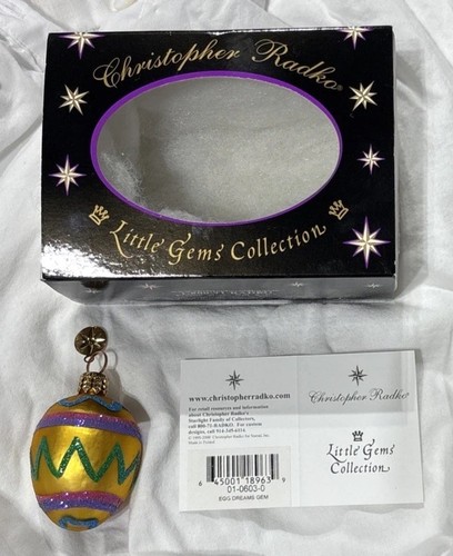 Christopher radko little gems - little,