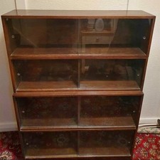 Phoenix Gallery Solicitors Bookcase, Glass Sliding Doors,  X4 In The Set