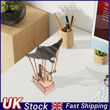 Handmade Wooden Manta Ray Automaton - DIY Craft Kit for Adults, Unique Desk Art