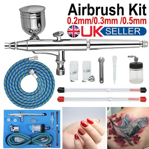 Mini airbrush kit dual action - kit,