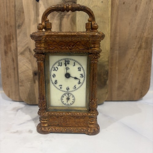Ansonia antique carriage - antique, clock