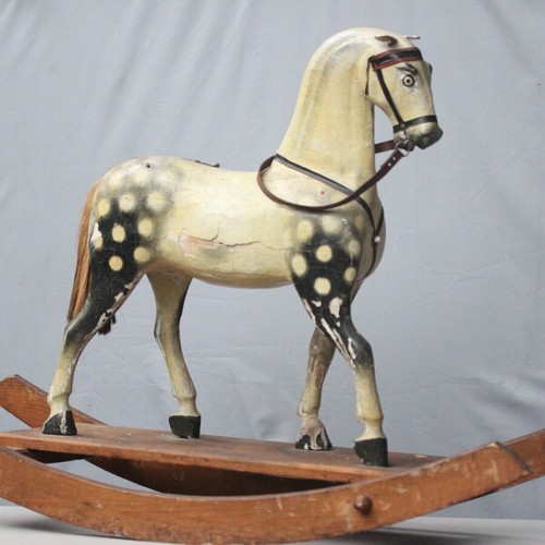 Rare antique rocking horse - rocking,