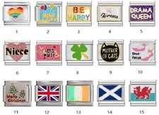 Italian Charms Bracelet Jewellery Fits Italian Link Charm Bracelets 9mm