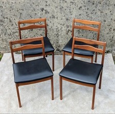 MID CENTURY SET OF FOUR TEAK