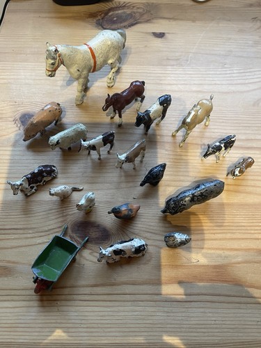 Lead metal farmyard - &,