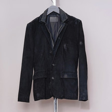 ALL SAINTS Leather Blazer