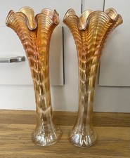 Matching pair carnival glass - matching,