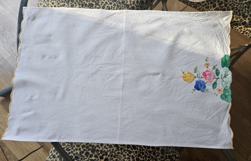 Vintage tray cloth - vintage,