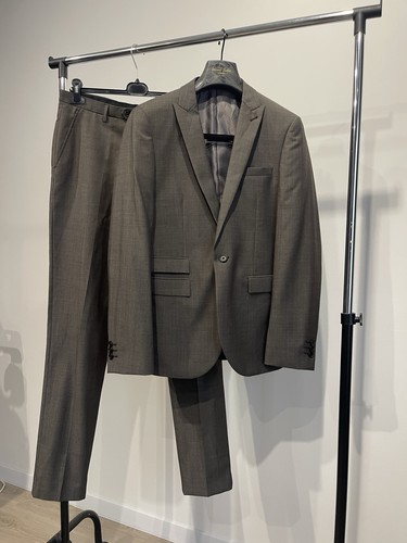Next men wool blend suit - wool,