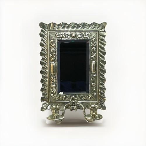 Arts and crafts brass mirror - crafts, 2