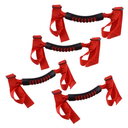 4pcs red roll bar - 4pcs, grab