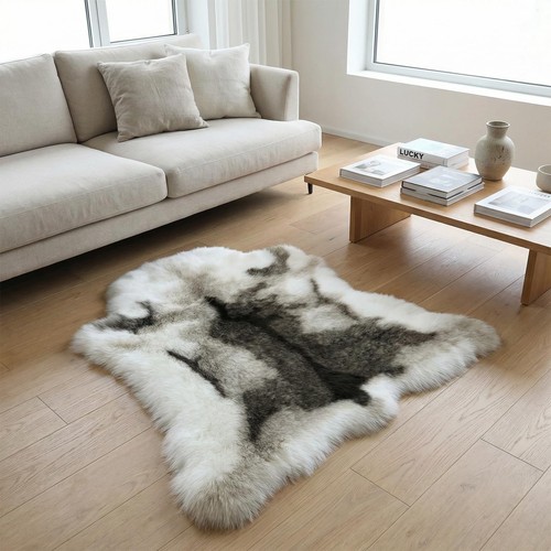Fluffy faux reindeer - reindeer, hide
