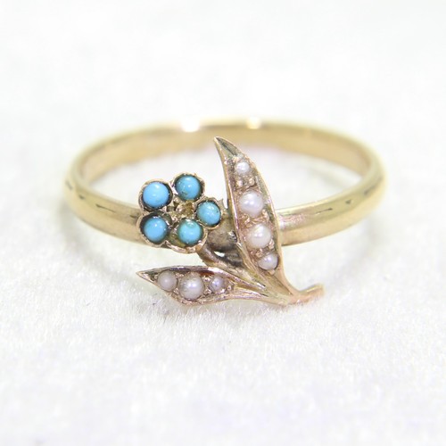 9ct gold antique pearl - gold,