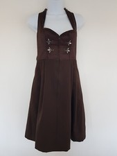 Vintage Dress Brown Dirndl