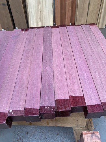 Purpleheart spindle blank wood - spindle, blank/wood