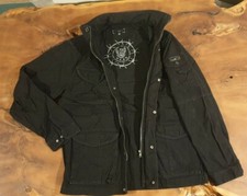 Mens Miltary style 'New Look' Black Cotton Lightweight Jacket.  Medium