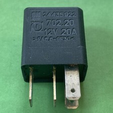 VAUXHALL CORSA, ASTRA, VECTRA, ZAFIRA MULTI USE BLACK RELAY GM 24435922 12V 20A