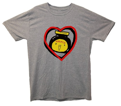 Love marmite printed shirt - marmite,