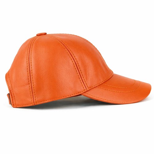 Leather baseball cap hat - cap,