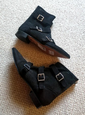 Topshop Andrew Black Suede