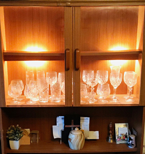 Wood glass display cabinet - display,