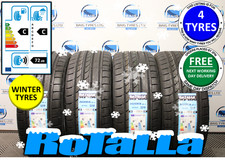 X4 245/45R18 245 45 18 100V XL M+S ROTALLA ICE + S210 WINTER MID RANGE NEW TYRES