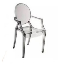 Kids Black Ghost Chairs (Brand