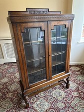 Antique Oak Wooden Display