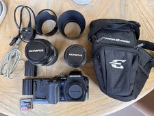 Olympus Evolt E-500 8MP DSLR Camera Zuiko Digital 40-150mm 14-45mm Lens Case