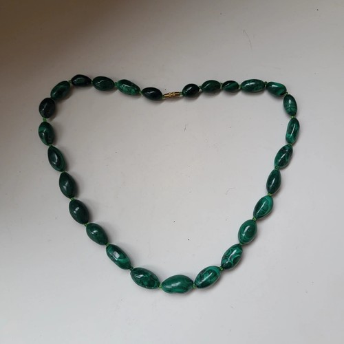 Vintage malachite beaded - vintage,