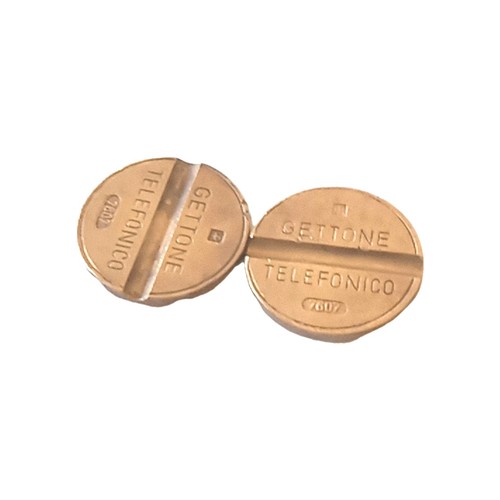 Telephone tokens 7607 - telephone,