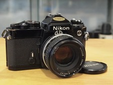 Nikon FE SLR Camera & 50mm
