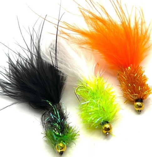 Trout fly fishing flies - fly, orange