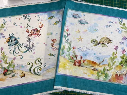 Textiles enchanted seas - p,
